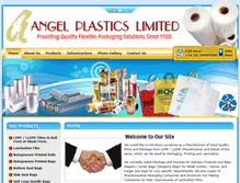 Tablet Screenshot of angelplastics.com
